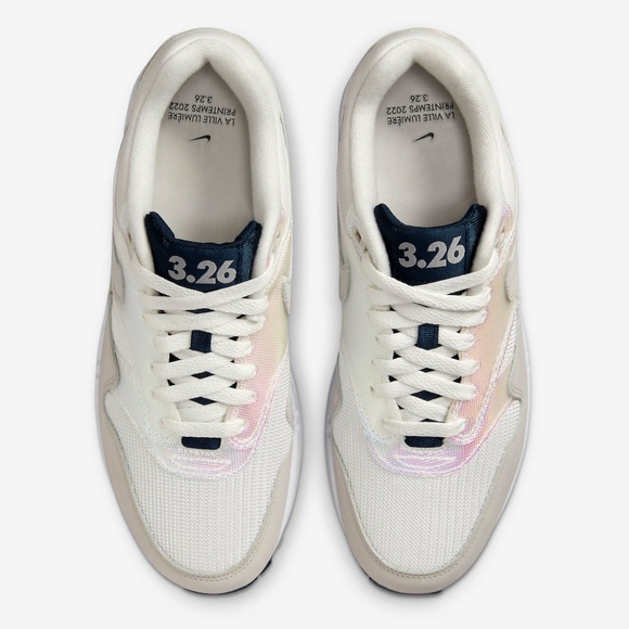 NIKE AIR MAX 1 QS PARIS LA VILLE LUMIÈRE DQ9326 100 - Picture 4 of 12